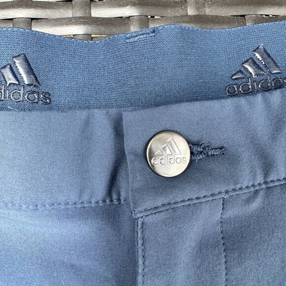 Men's Adidas Stretch Flat Front Golf Short Blue - 30 - Picture 3 of 4